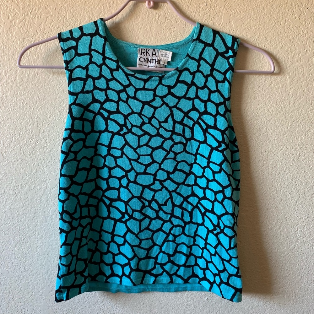IRKA vintage top part silk